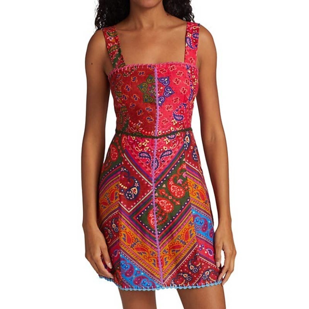 Farm Rio Bandana Mini Dress